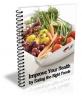 Improve your health by eating the right foods, report cover.