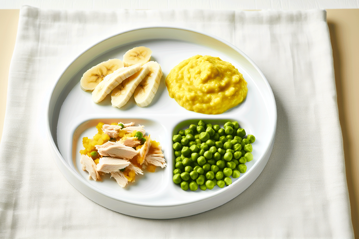 Lunch or dinner idea for baby.